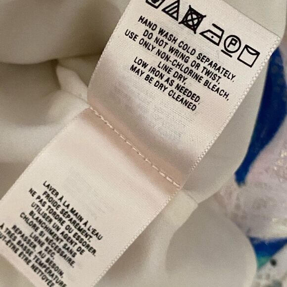 Leifsdottir Anthropologie 6 Bird Print Peplum Blouse - Picture 6 of 12